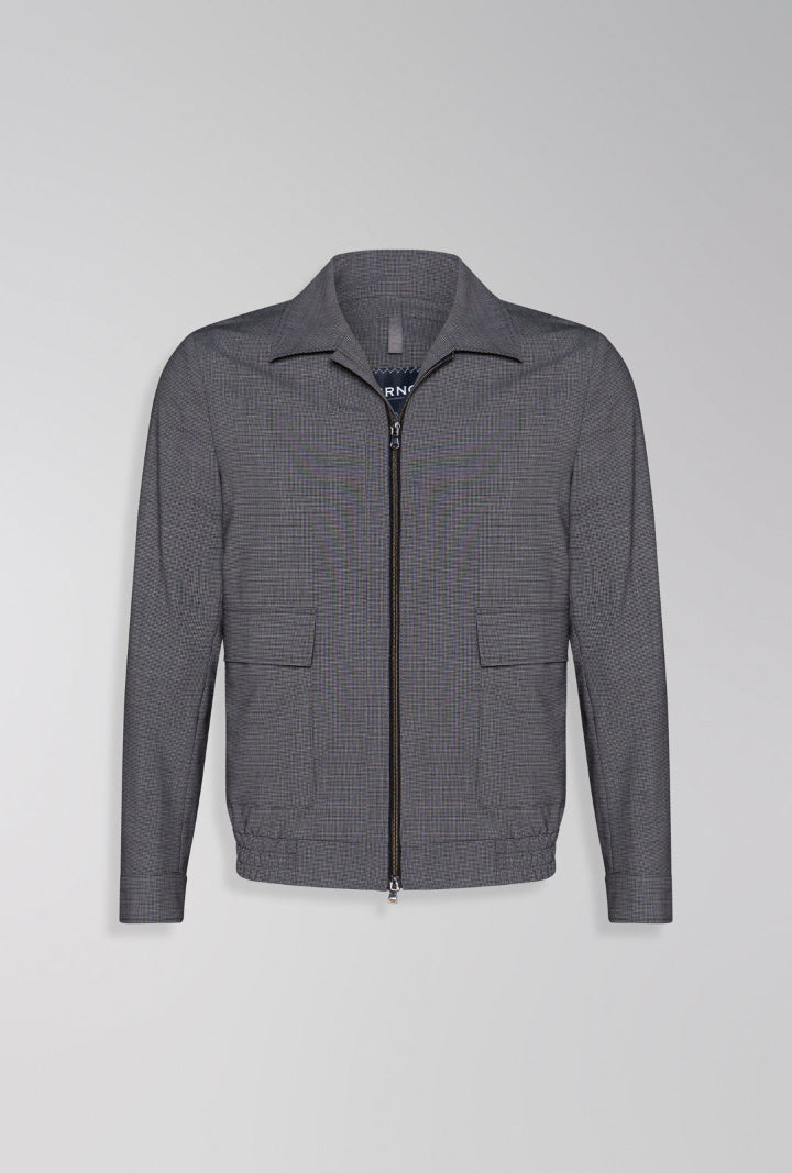 JAQUETA BOMBER MICRO PIED POULE