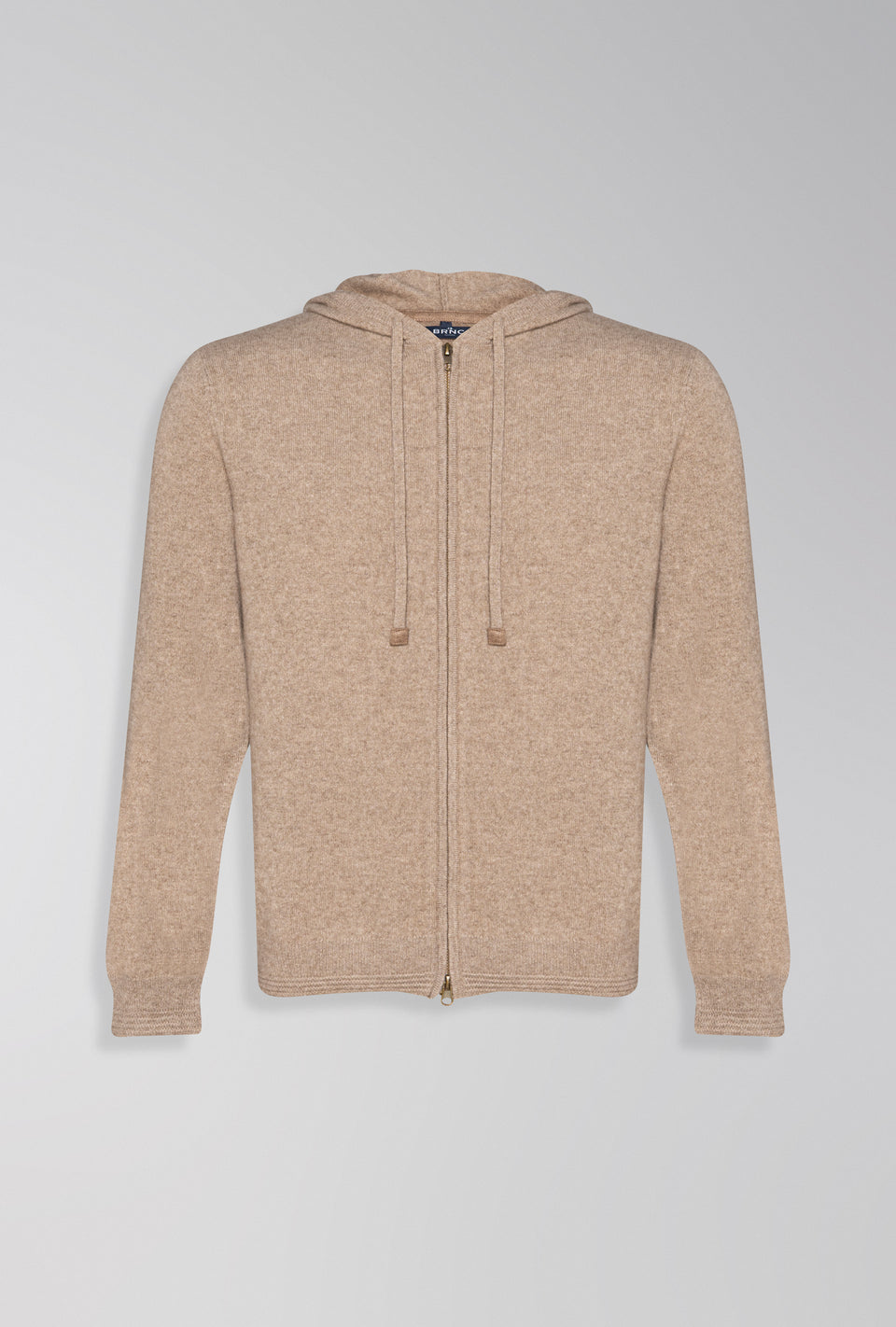 TRICÔ CASHMERE COM CAPUZ E ZIPER