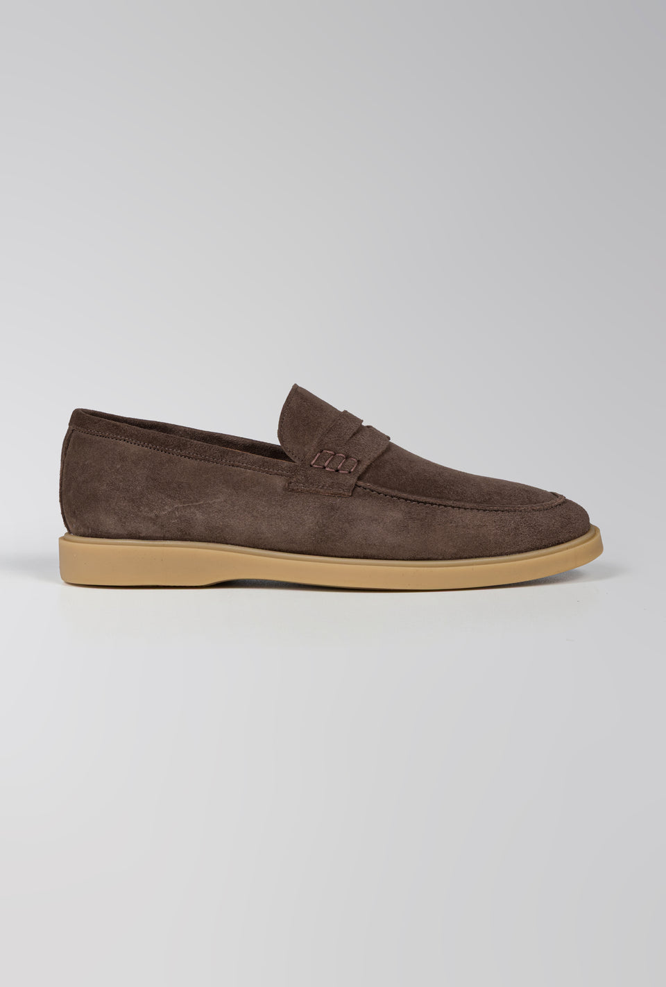 SAPATO MOCASSIM NOTO GRAVATA CAMURÇA CAFÉ