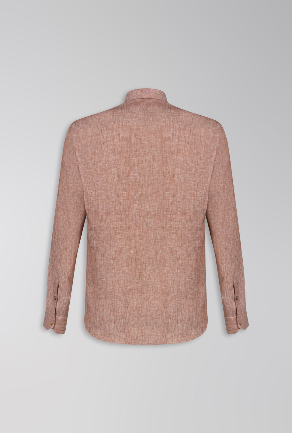 CAMISA REGULAR DE LINHO ITALIANO TELHA