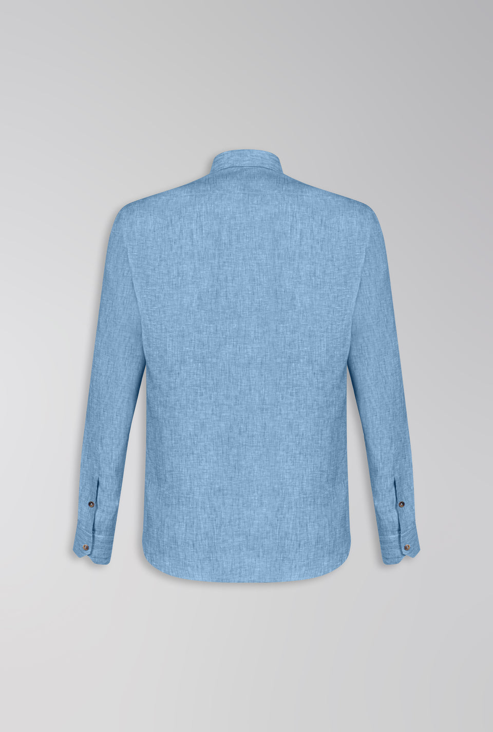 CAMISA REGULAR DE LINHO ITALIANO AZUL SKY