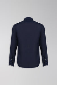 CAMISA REGULAR DE LINHO ITALIANO MARINHO