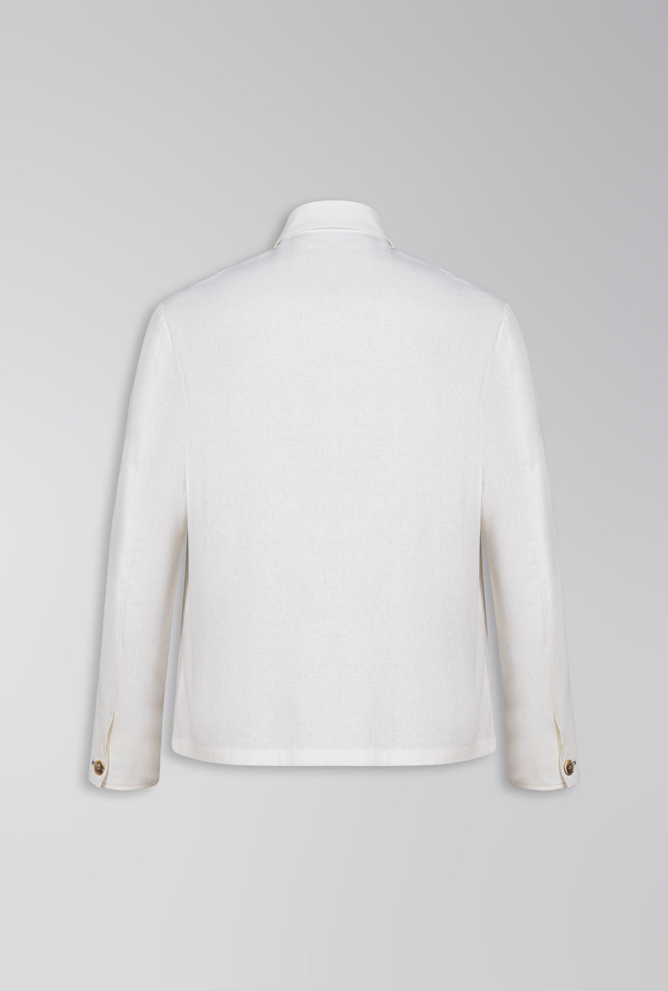 OVERSHIRT DE LINHO COM ALGODÃO OFF-WHITE