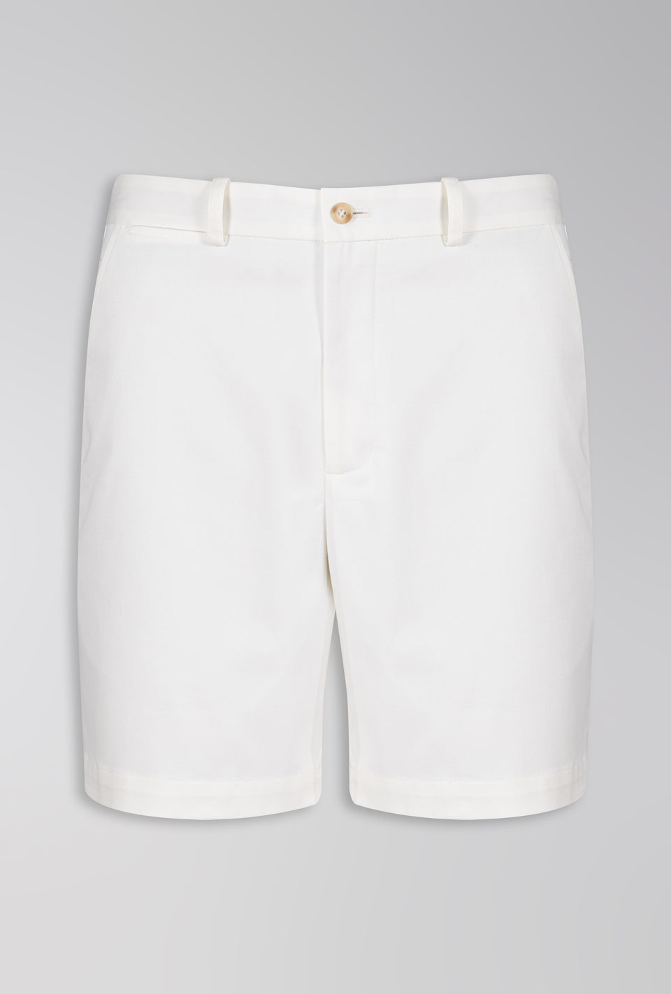 BERMUDA DE SARJA NOLE OFF-WHITE