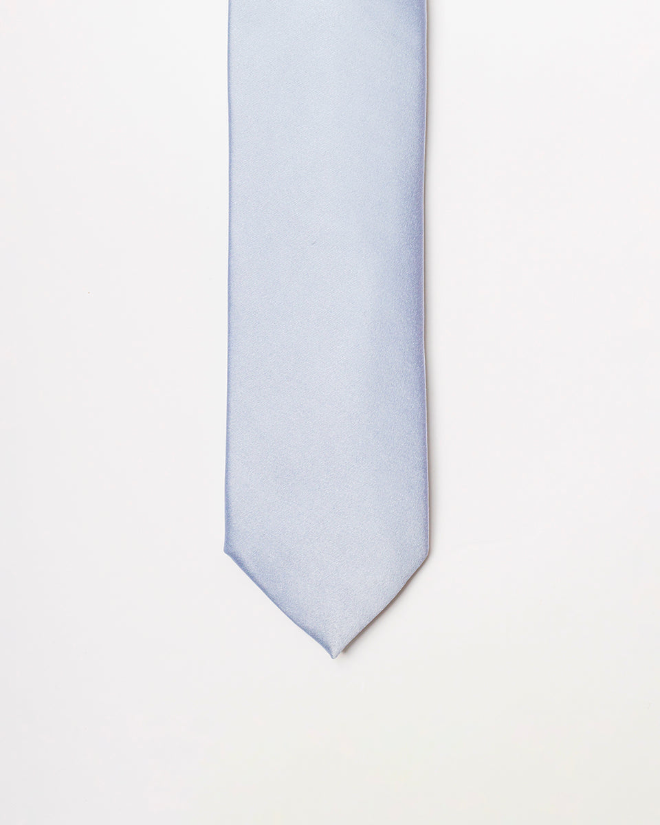 GRAVATA TRADICIONAL DE SEDA AZUL CLARO - TU