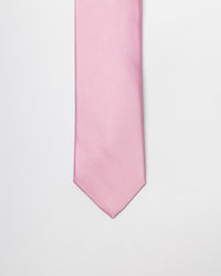 GRAVATA TRADICIONAL DE SEDA ROSA CLARO - TU