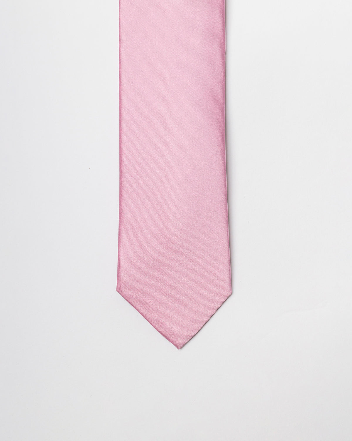 GRAVATA TRADICIONAL DE SEDA ROSA CLARO - TU