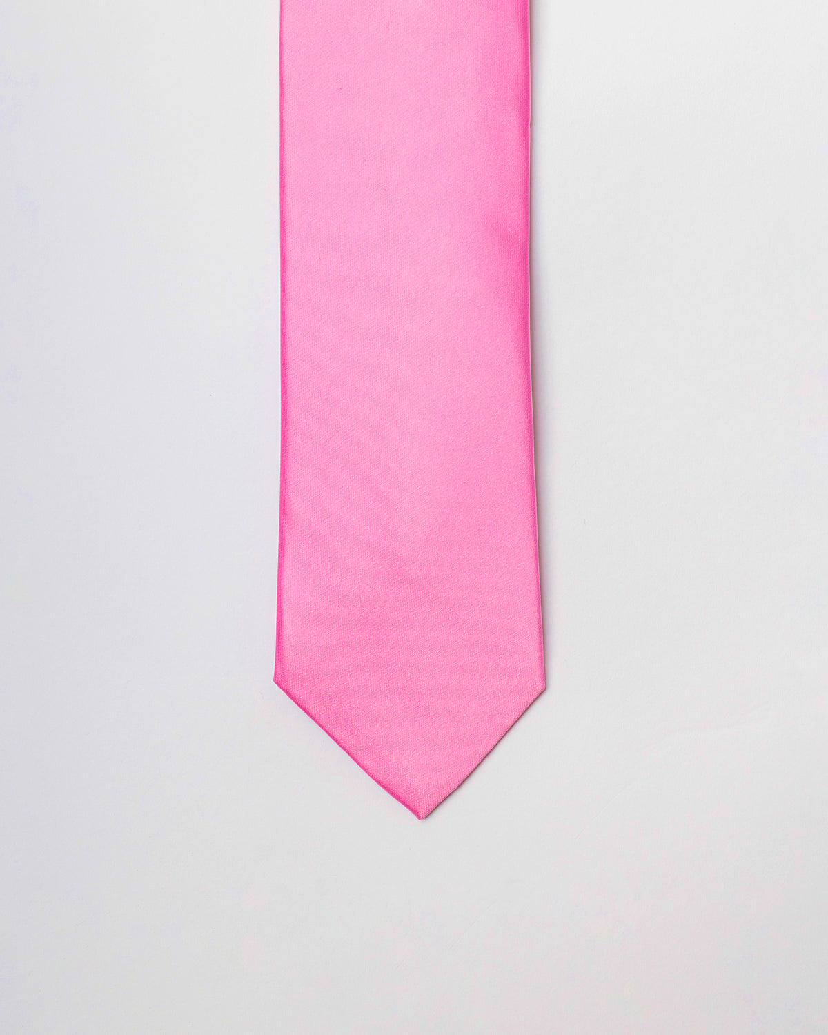 GRAVATA TRADICIONAL DE SEDA ROSA MÉDIO - TU