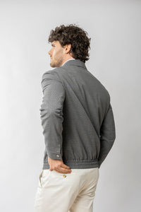 JAQUETA BOMBER MICRO PIED POULE