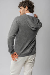 TRICÔ CASHMERE COM CAPUZ E ZIPER