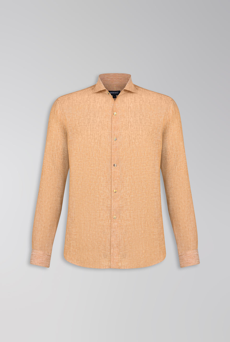 CAMISA REGULAR DE LINHO ITALIANO DESERTO