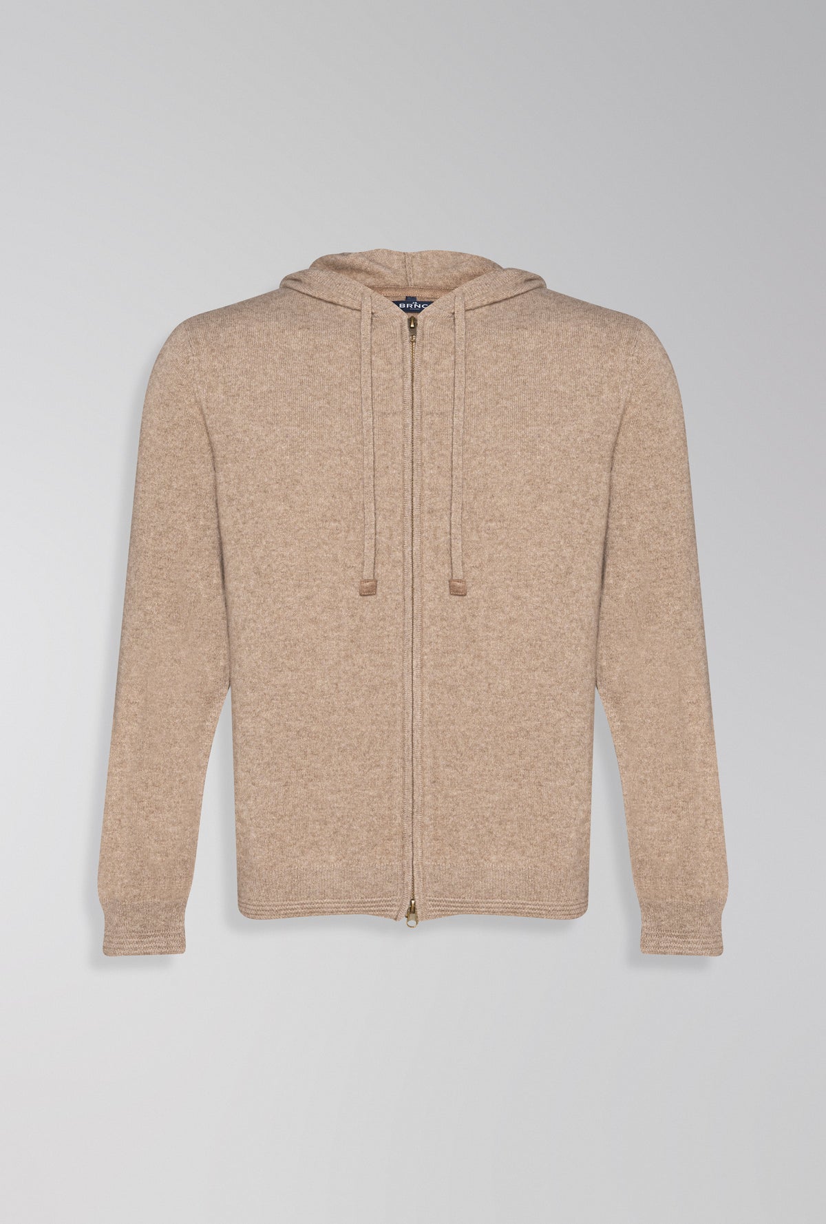 TRICÔ CASHMERE COM CAPUZ E ZIPER