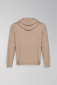 TRICÔ CASHMERE COM CAPUZ E ZIPER
